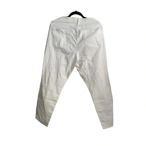 GAP White Ankle Jeans with Stretch Size 33 - Picture 4 of 9